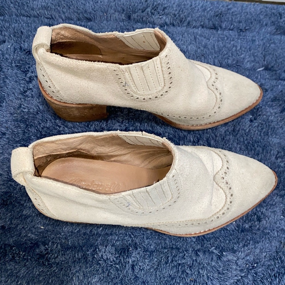 Madewell The Grayson Brouge Chelsea Boot In Suede Sz 6.5 Women’s